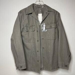 Uniqlo U Grey Denim Shirt Jacket